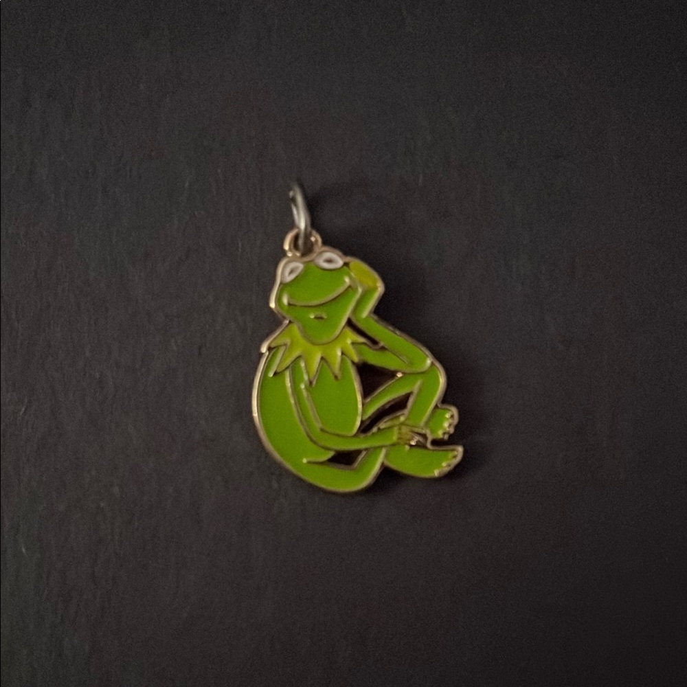 Green Frog Reptile Charm